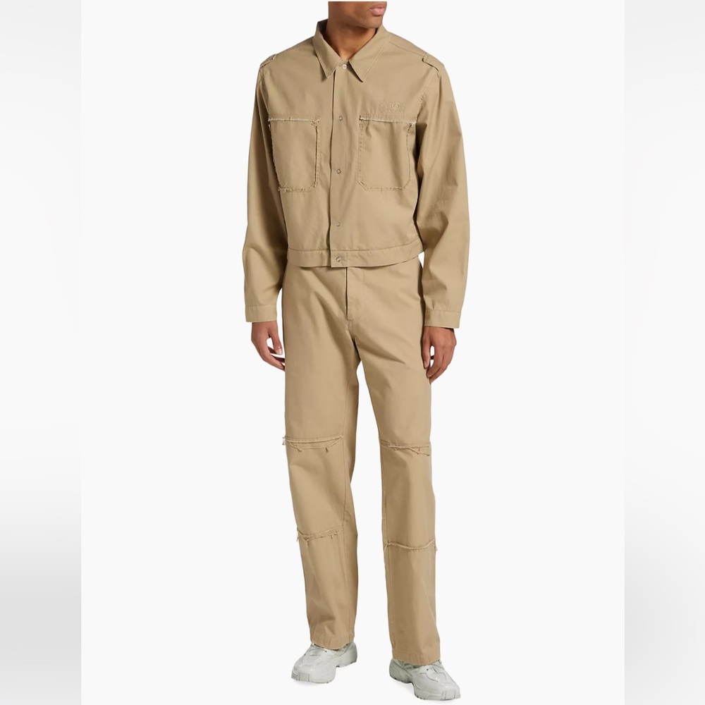 NWT Maison Margiela MM6 Raw-Edge Relaxed-Fit Pants Sz 50/ Large